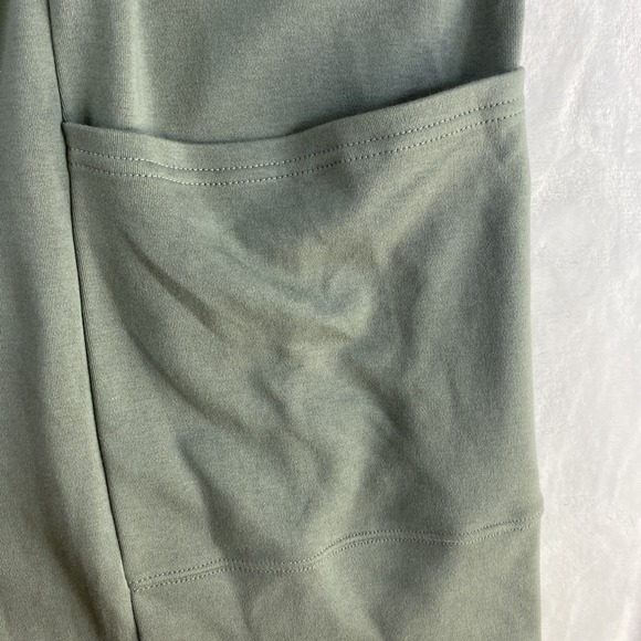 PACT Open Cardigan Sweater Women Sz M/L Green 100% Organic Cotton Lounge - Picture 2 of 11